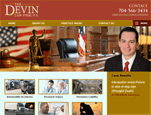 Tablet Screenshot of devinlaw.com